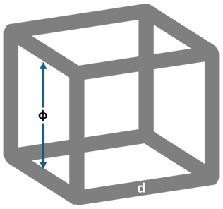Fibre foam geometry