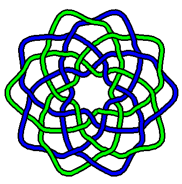 Steve Abbott's Computer Drawn Celtic Knotwork Circle